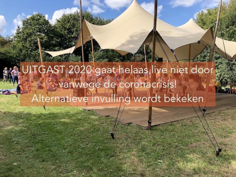 Muziekfestival UITGAST 2020 gaat live niet door