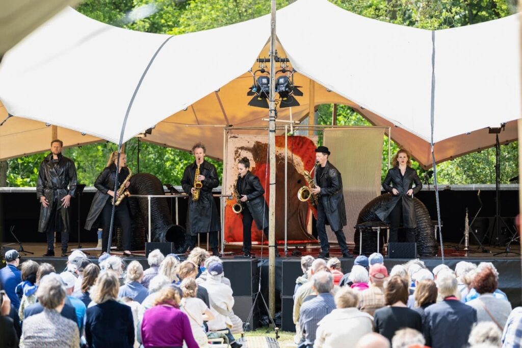 Berlage Saxophone Quartet met de Roaring Twenties op Uitgast Festival 2024